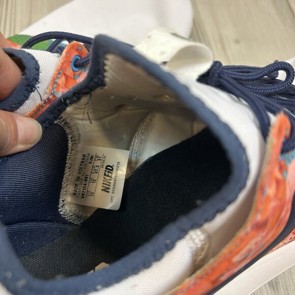 NikeiD Custom Roshe Colorful Floral Print Sneakers Men's 13 897154 Lace Up - Picture 6 of 8